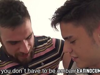 Hot Latino Stepdad And Stepson Fucking Hard While Boyfriend Is Watching